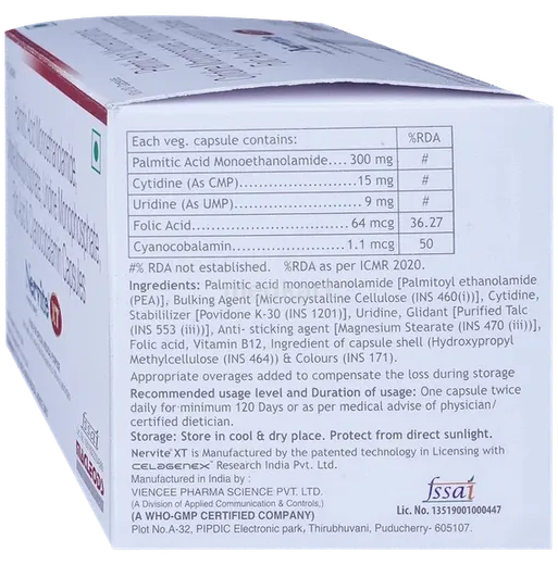 nervite xt capsule 10's